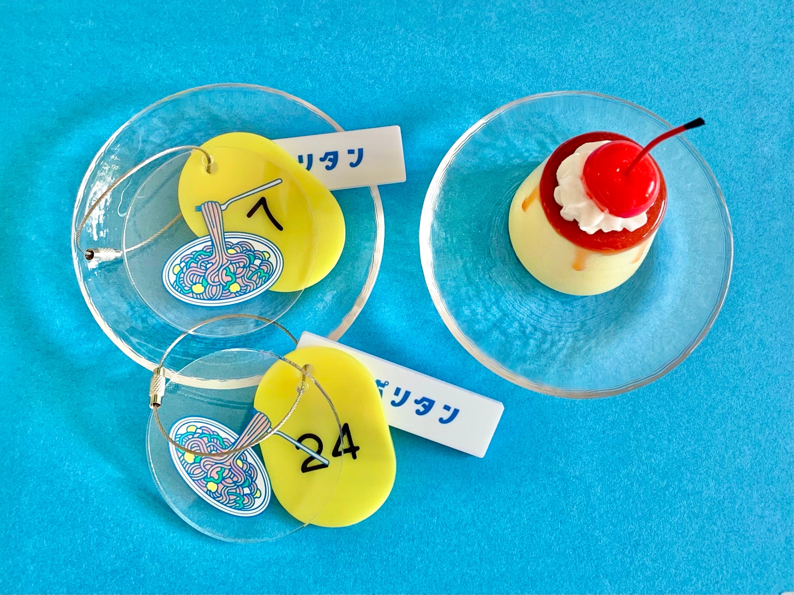 純喫茶メロン・クリアキーホルダー【ナポリタン】 | YURI ICHIMURA
