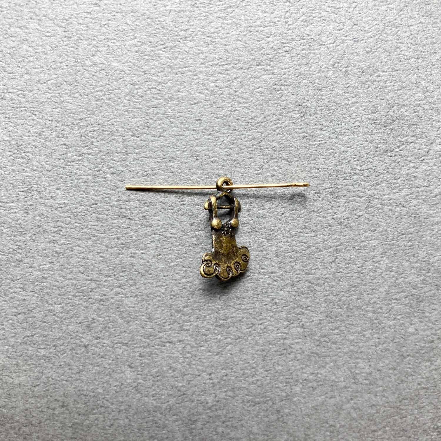 アンティーク風 バレエチュチュチャーム | Dua-アクセサリーパーツショップ