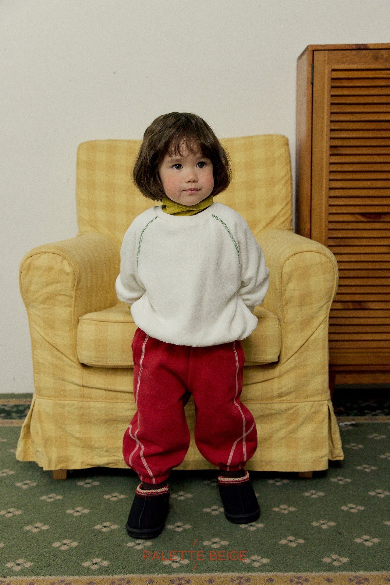 the beige［取寄］起毛 terry raglan mtm 26winter