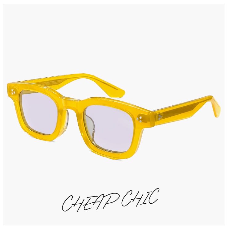 【新品】 CHEAP CHIC cc5028 kh 小ぶり サングラス メンズ レディース ユニセックス モデル 顔 小さめ 小さい 小顔 ブランド 個性的 おしゃれ かわいい スクエア 型 太 フレーム ライトカーキグリーン 薄い色 ライトカラー レンズ 小ぶり サングラス CHEAP CHIC cc5028 kh メンズ レディース ユニ