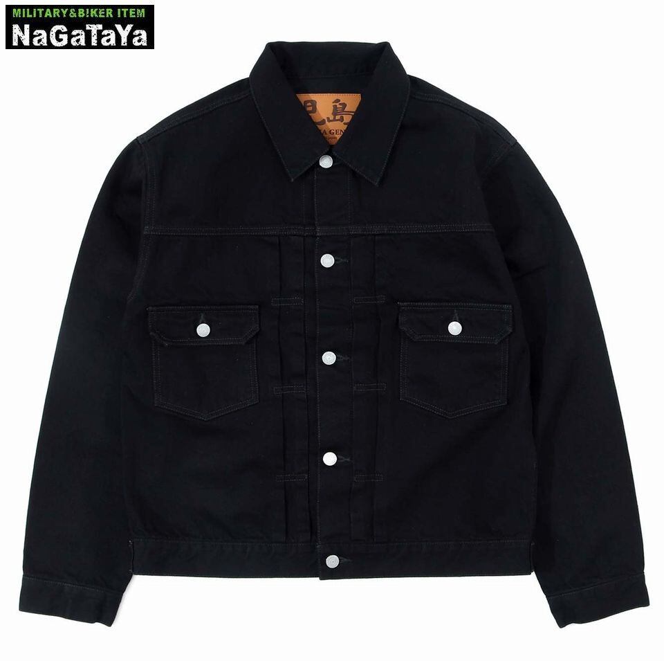 児島ジーンズ KOJIMA GENES 13oz セルビッチ ブラック ドット