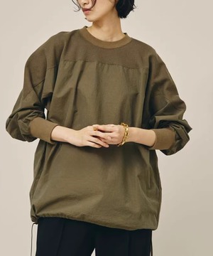 異素材コンビネーション◆プルオーバー【t-10401】