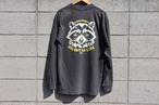 thugliminal  'DIG OUT THE CORE' shadow black long sleeve tee (長袖スミ黒Ｔシャツ）