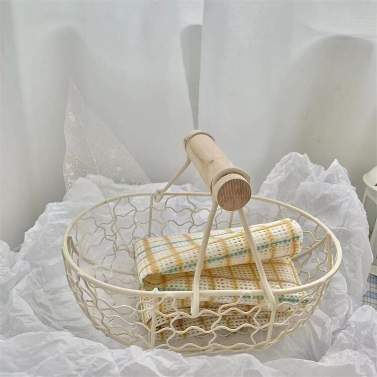 籐 ラタン 3段 収納 ラック 脱衣籠 バスケット スタンド 大型 レトロ