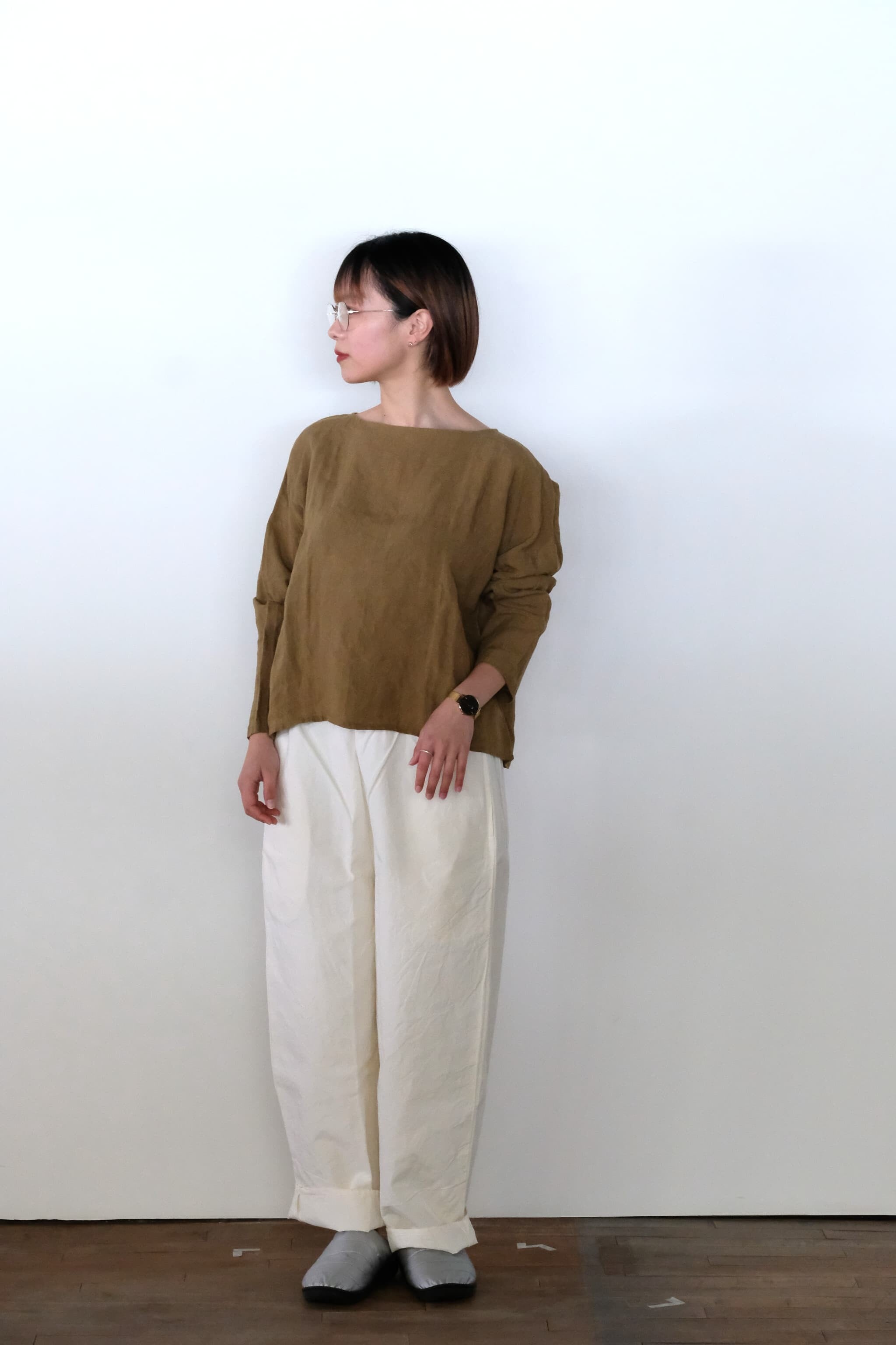 YAMMA リネンニュースクエアシャツ（長袖） NSQ-SH-LS | 美工堂 ONLINE
