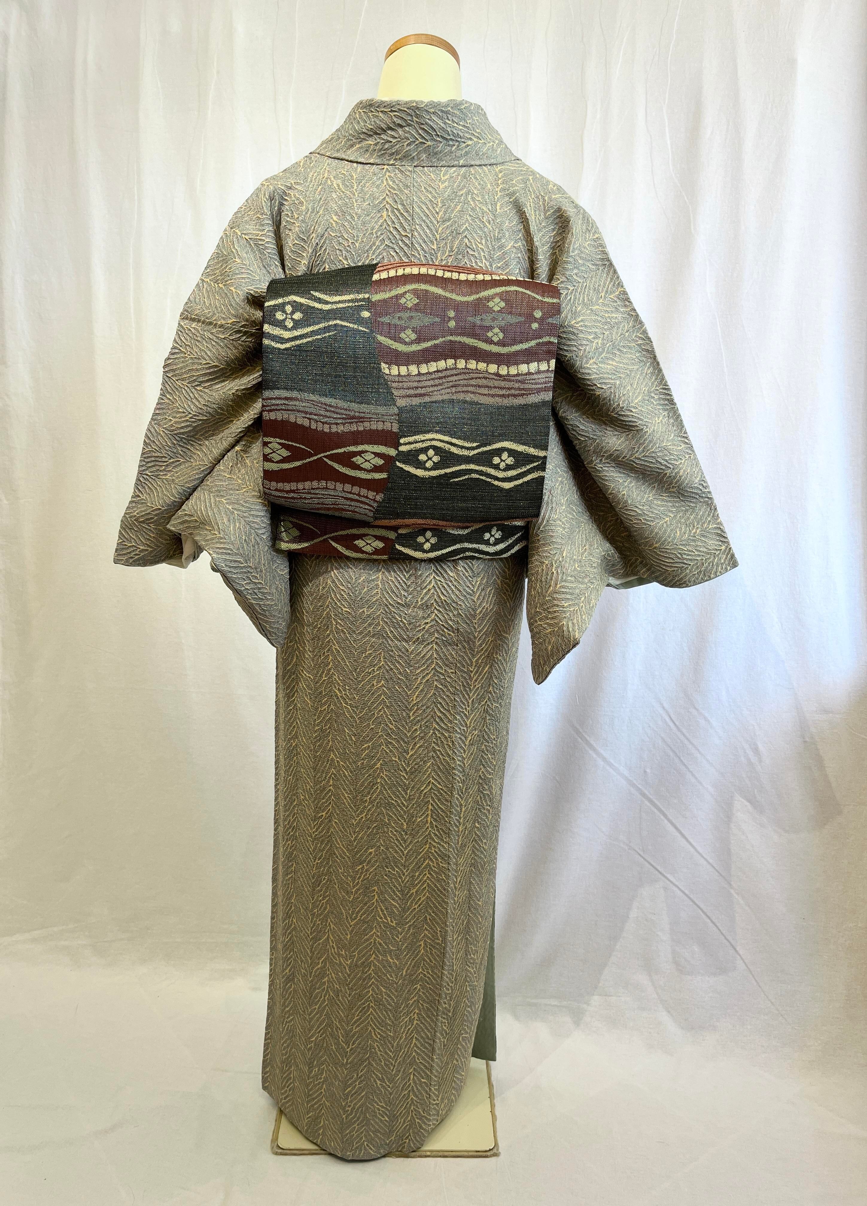 2251 絞り染め小紋 袷単品 Komon Kimono (lined kimono) | リサイクル