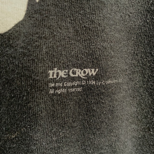 The crow クロウ ムービーロンT 94年 USA製 黒 映画 XL