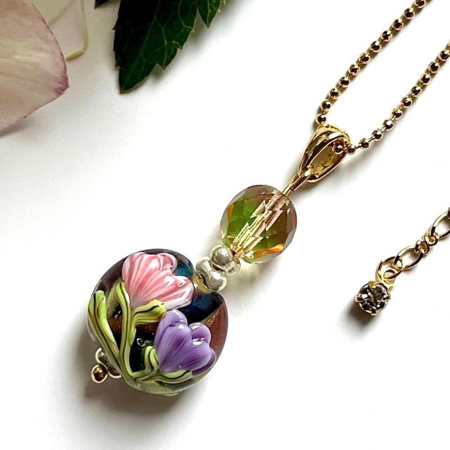 ヌーヴォーフリージアネックレスI