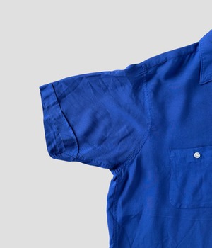 -Amberley- Vintage 50-60s L Bowling Shirt made in USA