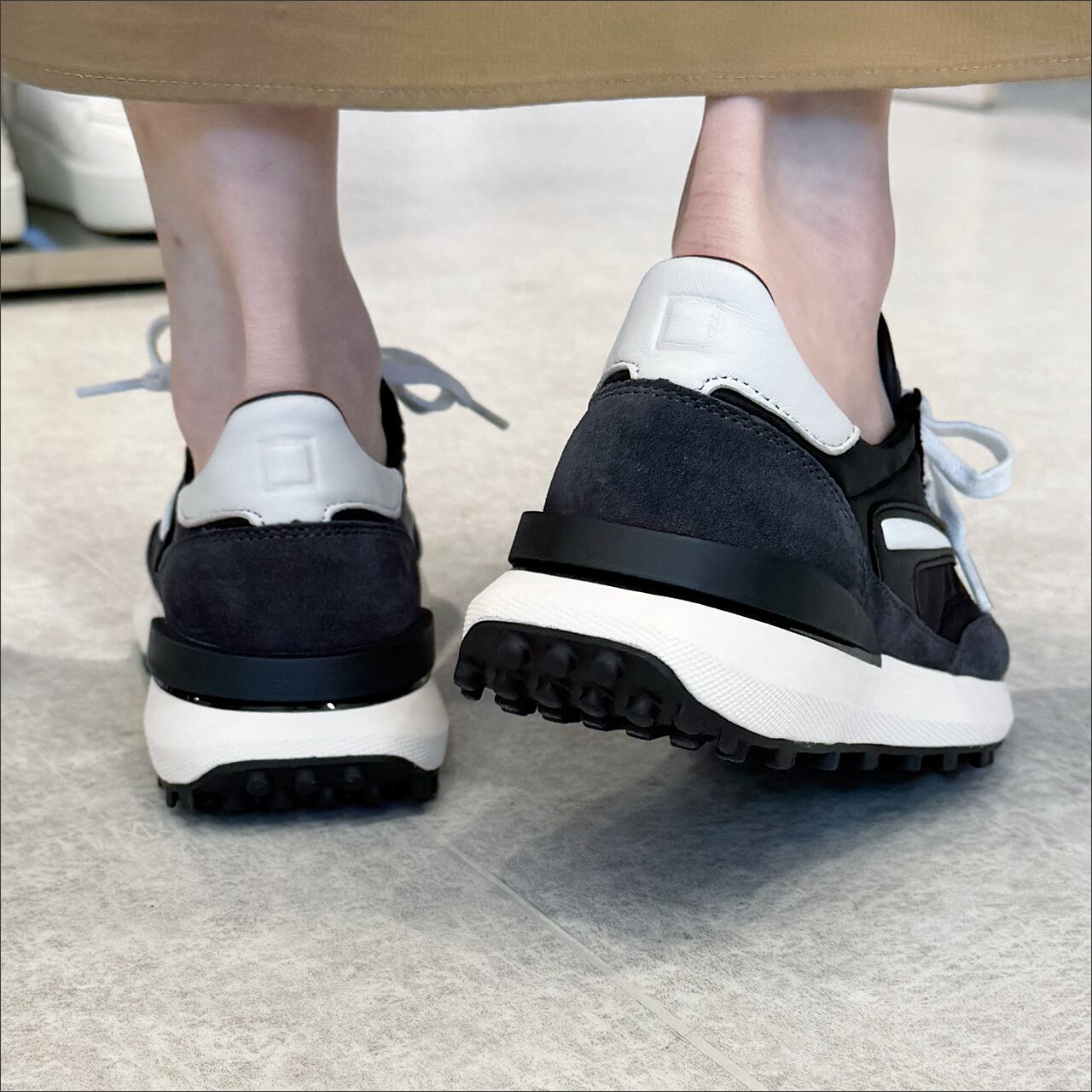D.A.T.E.(デイト) ATHLETA NYLON スニーカー BLACK | ARISS