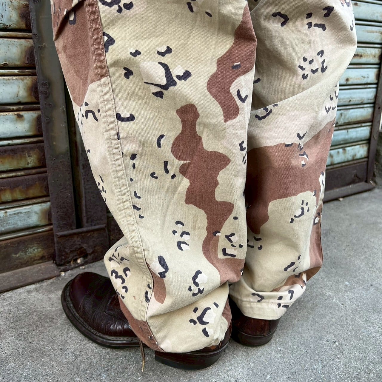 90s 米軍 実物 チョコチップカモ 迷彩 カーゴパンツ デザート 90s 米軍 実物 チョコチップカモ 迷彩 カーゴパンツ デザート