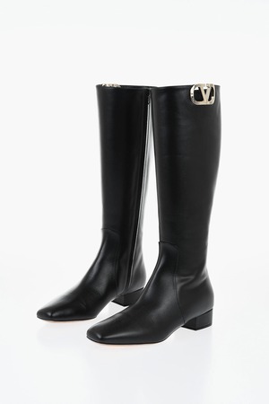 VALENTINO ブーツ レザー・カーフレザー