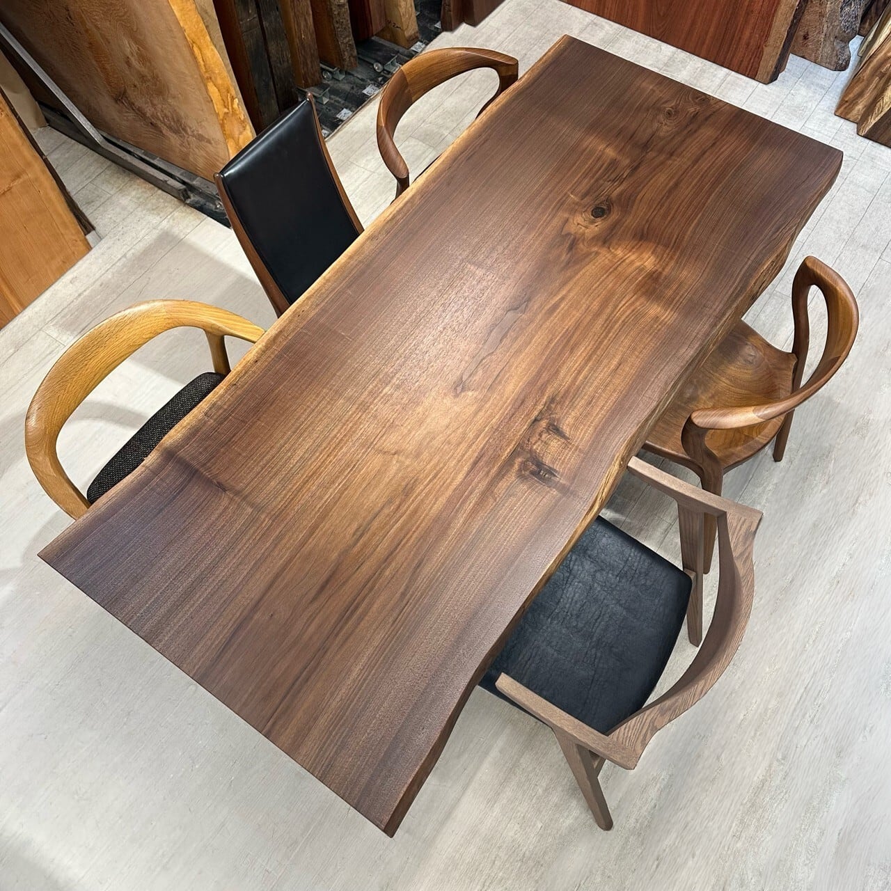 屋久杉 輪切り 970×870×150 20873 | 千年家具 - 一枚板 テーブル専門店