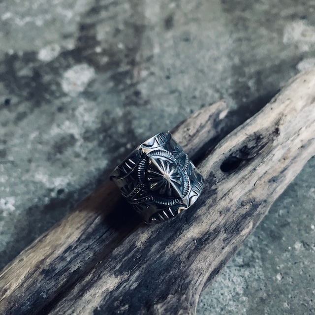 Sunburst Wide Ring