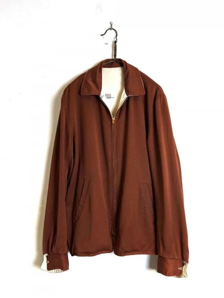 Vintage Reversible Rayon Gabardine Jacket [1950s-] | beruf