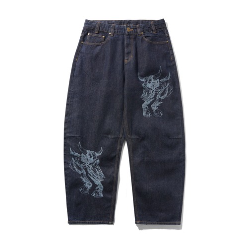 BUTTERGOODS × DANIEL JOHNSTON BULL SELVEDGE DENIM JEANS INDIGO 32INCH