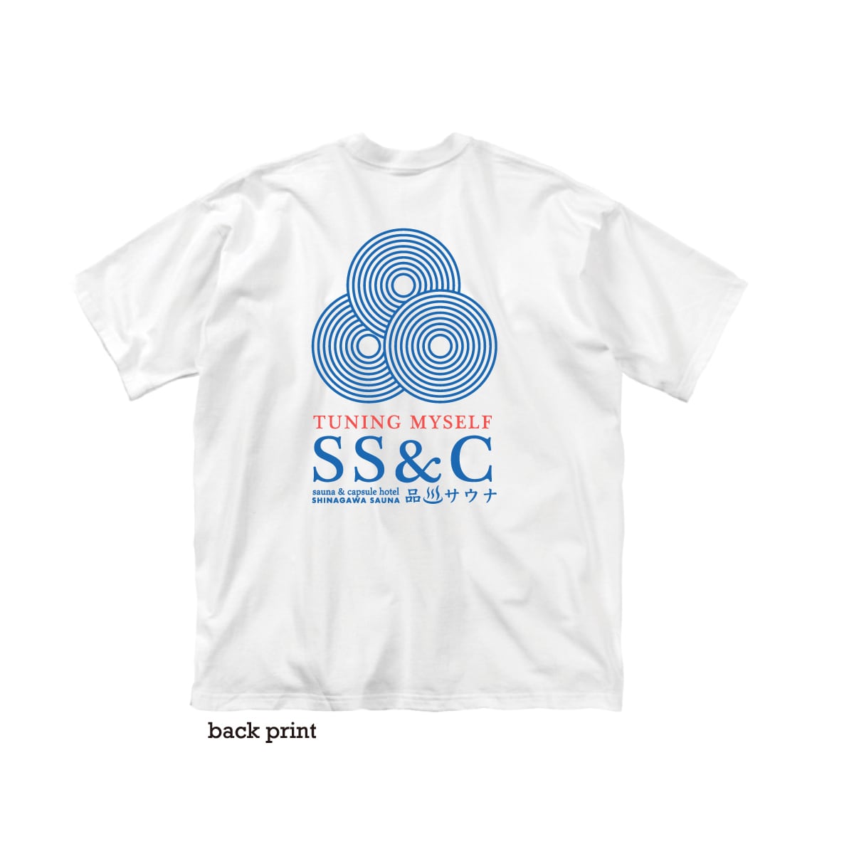 新色】 品川サウナビッグロゴTシャツ 白パープル | 品川サウナ｜公式