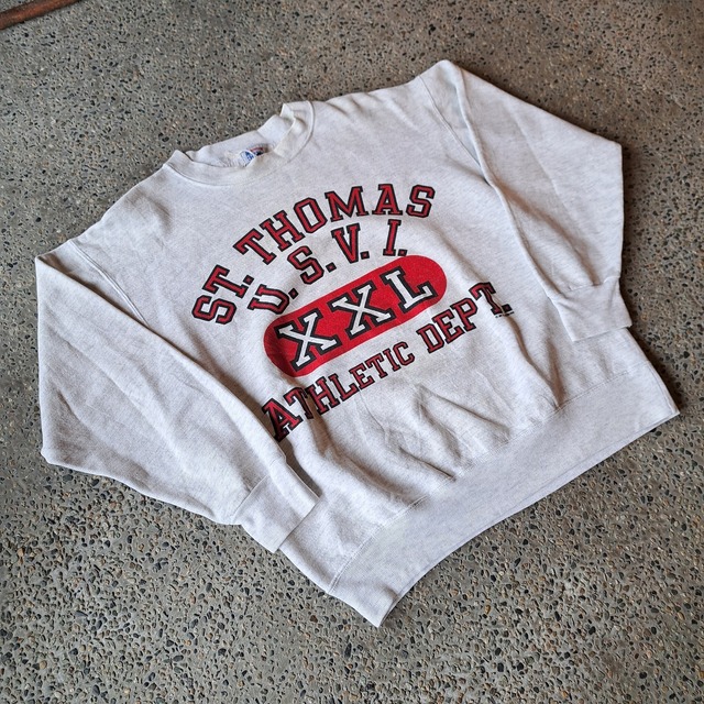 アメリカ製 カレッジプリントスウェット used [302071]