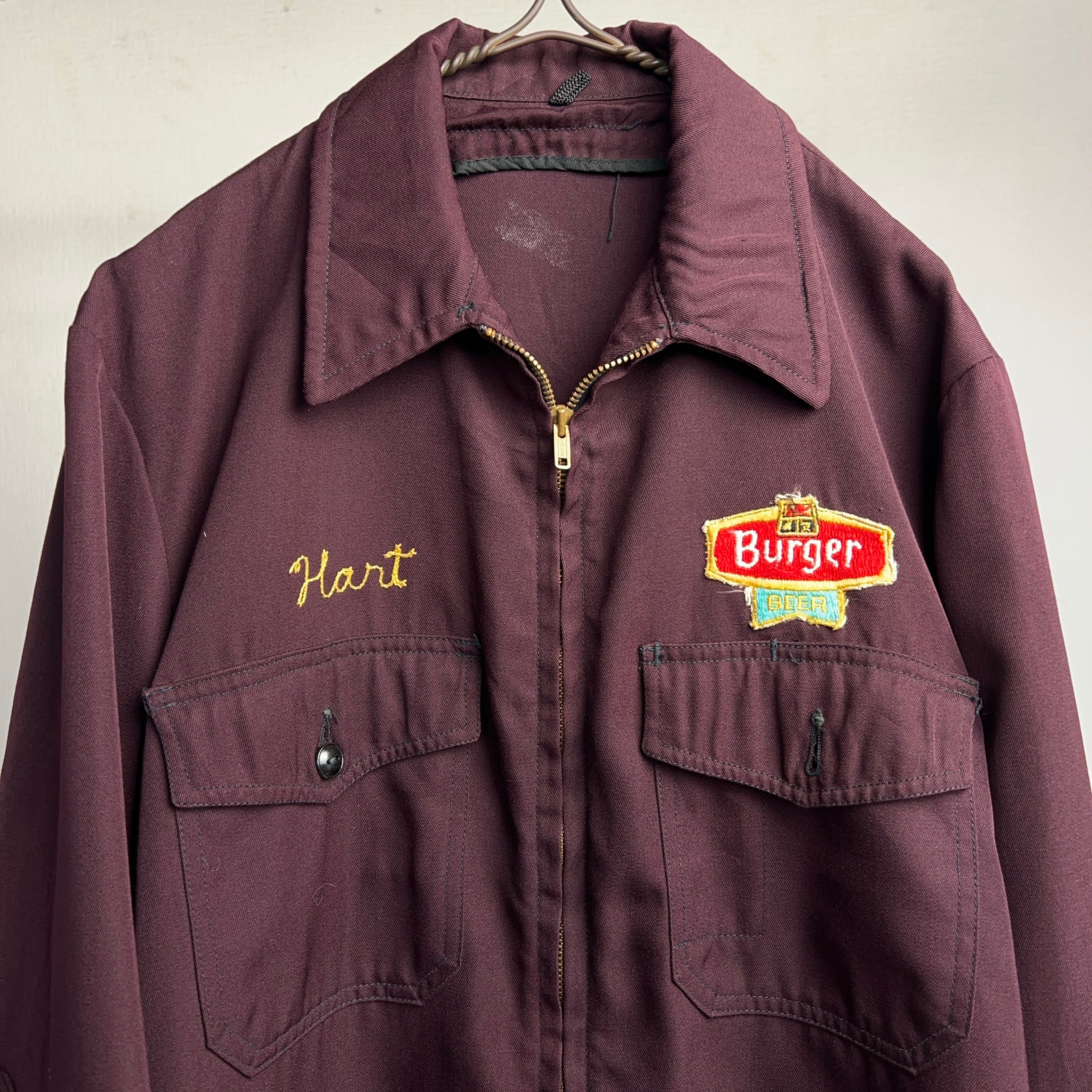 1960's WOOL GABARDINE WORK JACKET 60年代 ウールギャバジンワーク