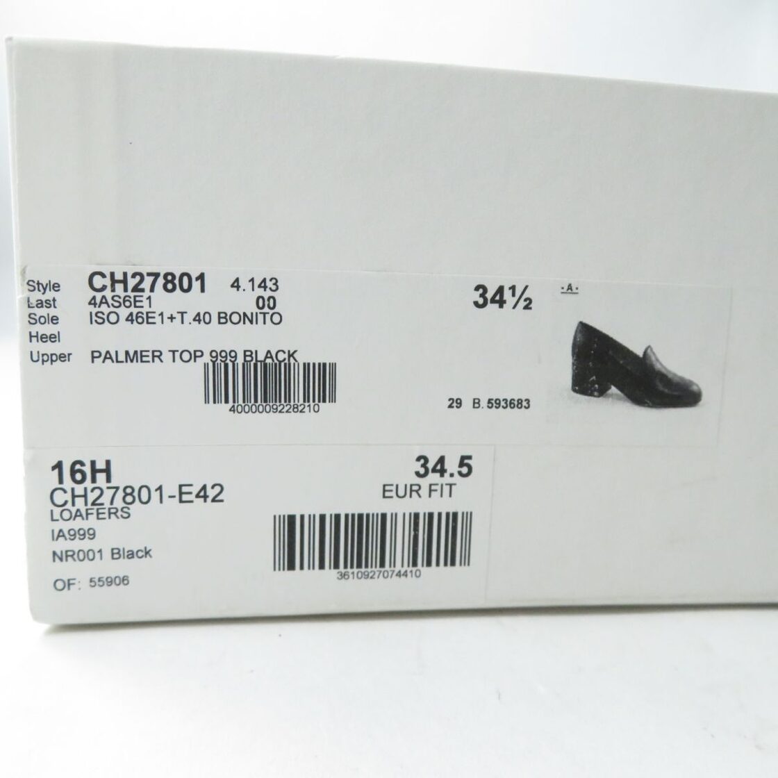 未使用品☆Chloe クロエ CH27801 ラウンドトゥ レザー ローファー 