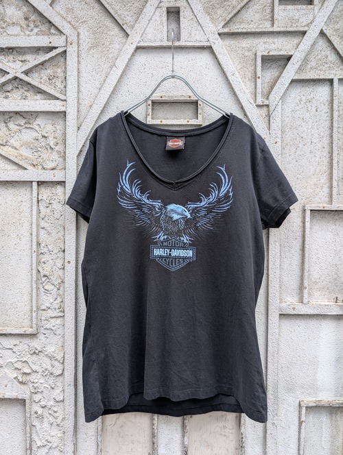 "HARLEY DAVIDSON" rhinestone tee