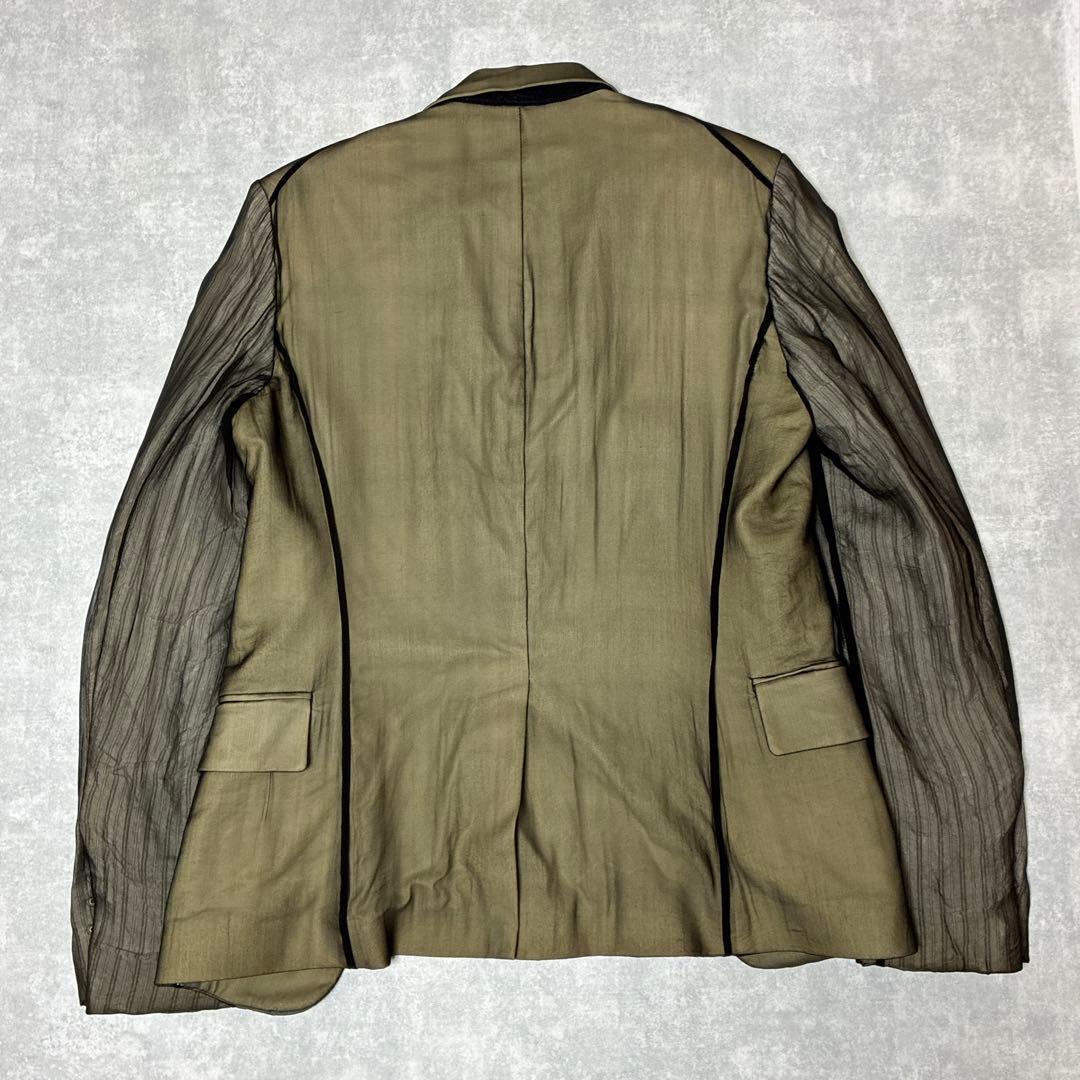 john galliano 10SS ベストドッキング ジャケット　シースルー john galliano 10SS ベストドッキング ジャケット シースルー | CHASE