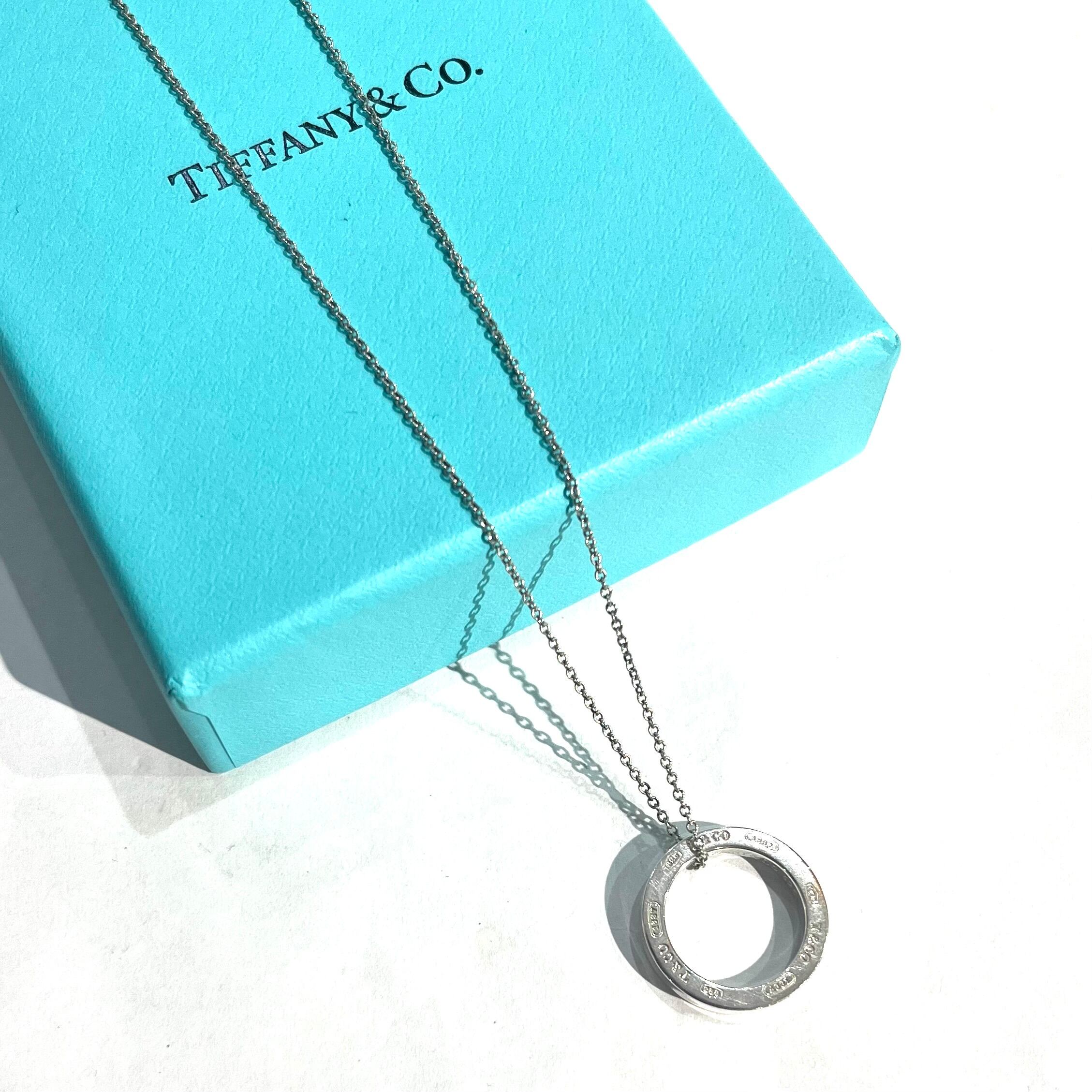 TIFFANY&CO.】1932 TIFFANY &CO サークルリングネックレスシルバー925