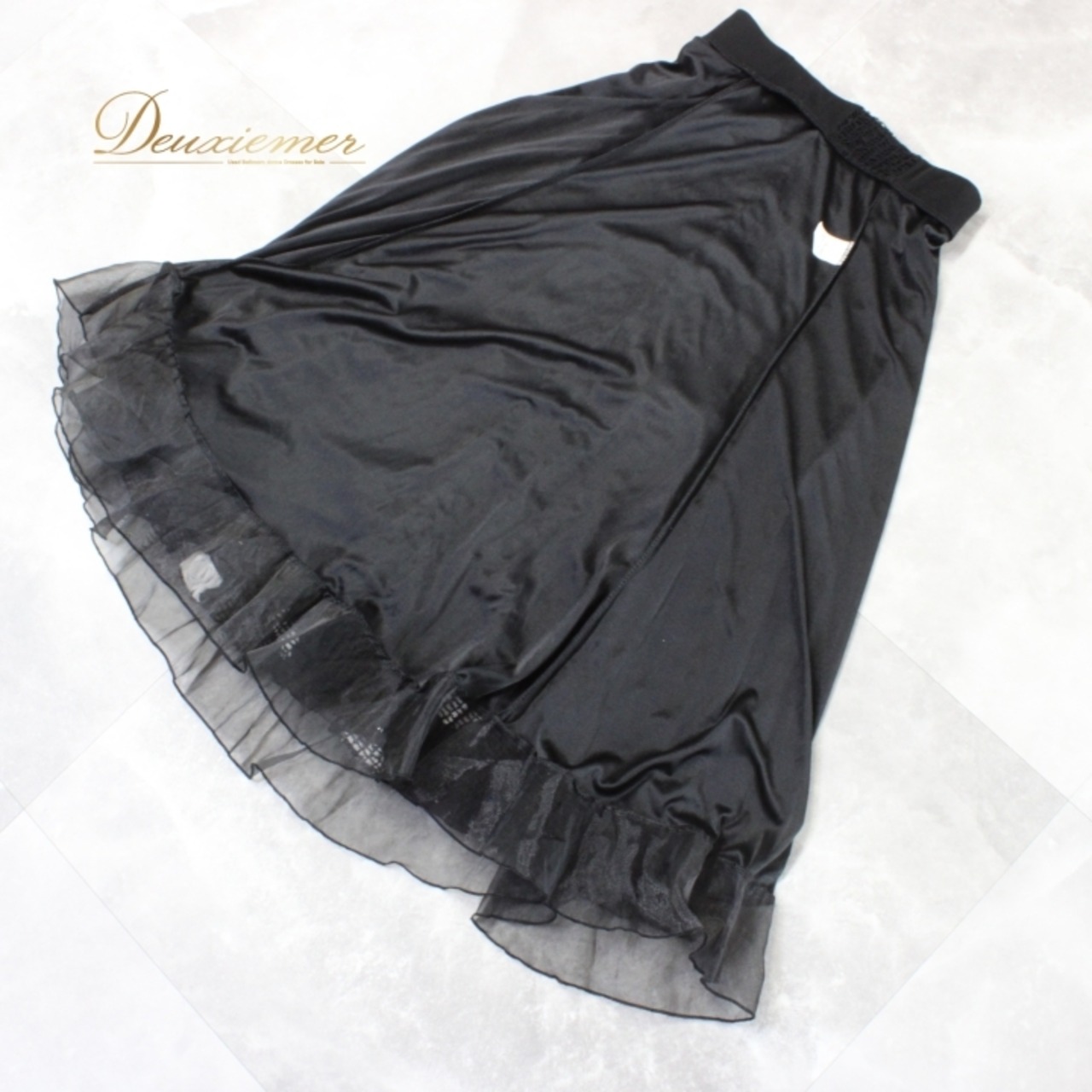 社交ダンス 衣装 スタンダード スカート レッスンウェア 白 黒 スパンコール ブラック系 ホワイト系 レース フォーマル 上品 練習着 気品 スカート丈 約79.5cm ウエストゴム 伸縮性 ポリエステル 社交ダンス用 大人 レディース おしゃれ フェミニン ステージ衣装 練習服 かわいい 定番 ブラックホワイト 二色使い 上品なデザイン 大和撫子 コーディネート スワン跳び