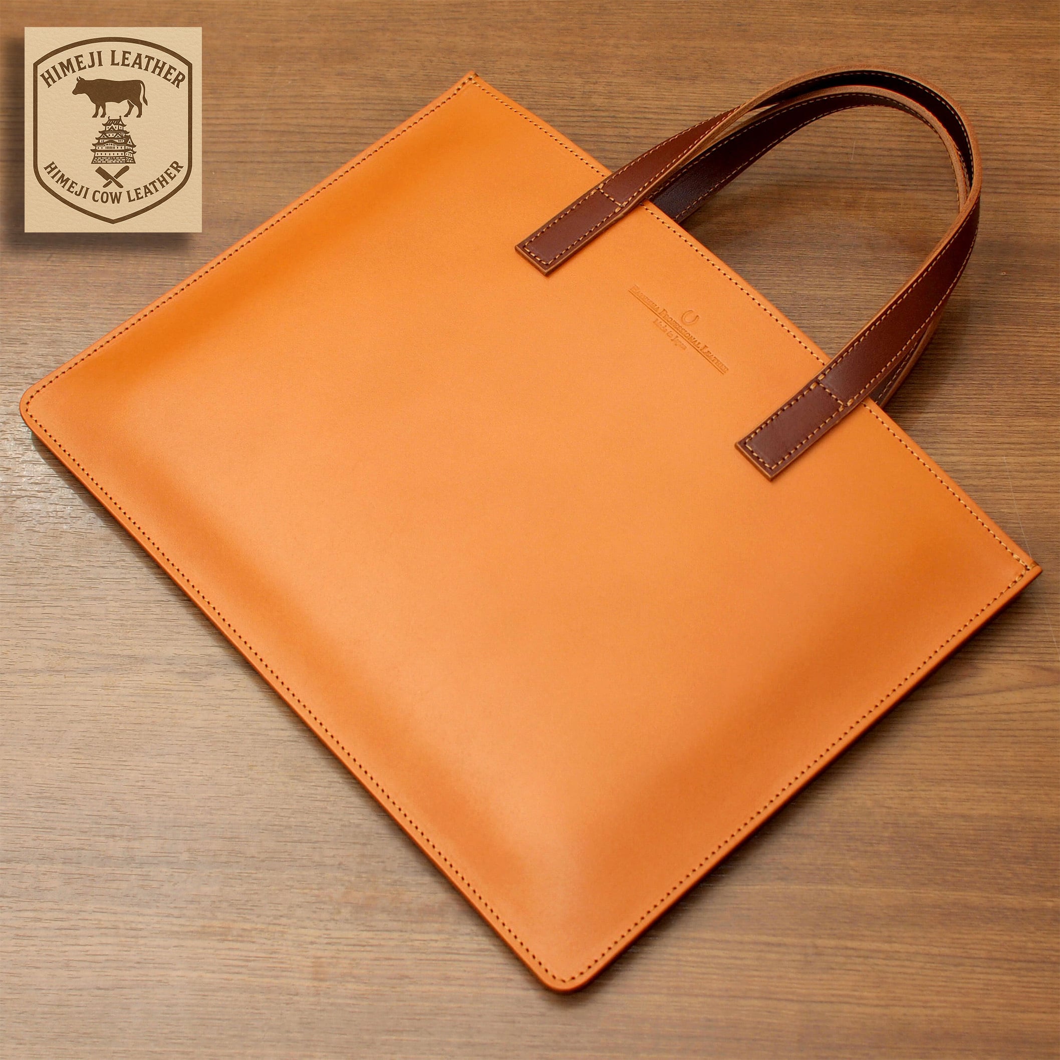 【完全オーダーメイド牛革バッグ】シンプルバッグTYPE-A【姫路レザー牛革 】OB-02