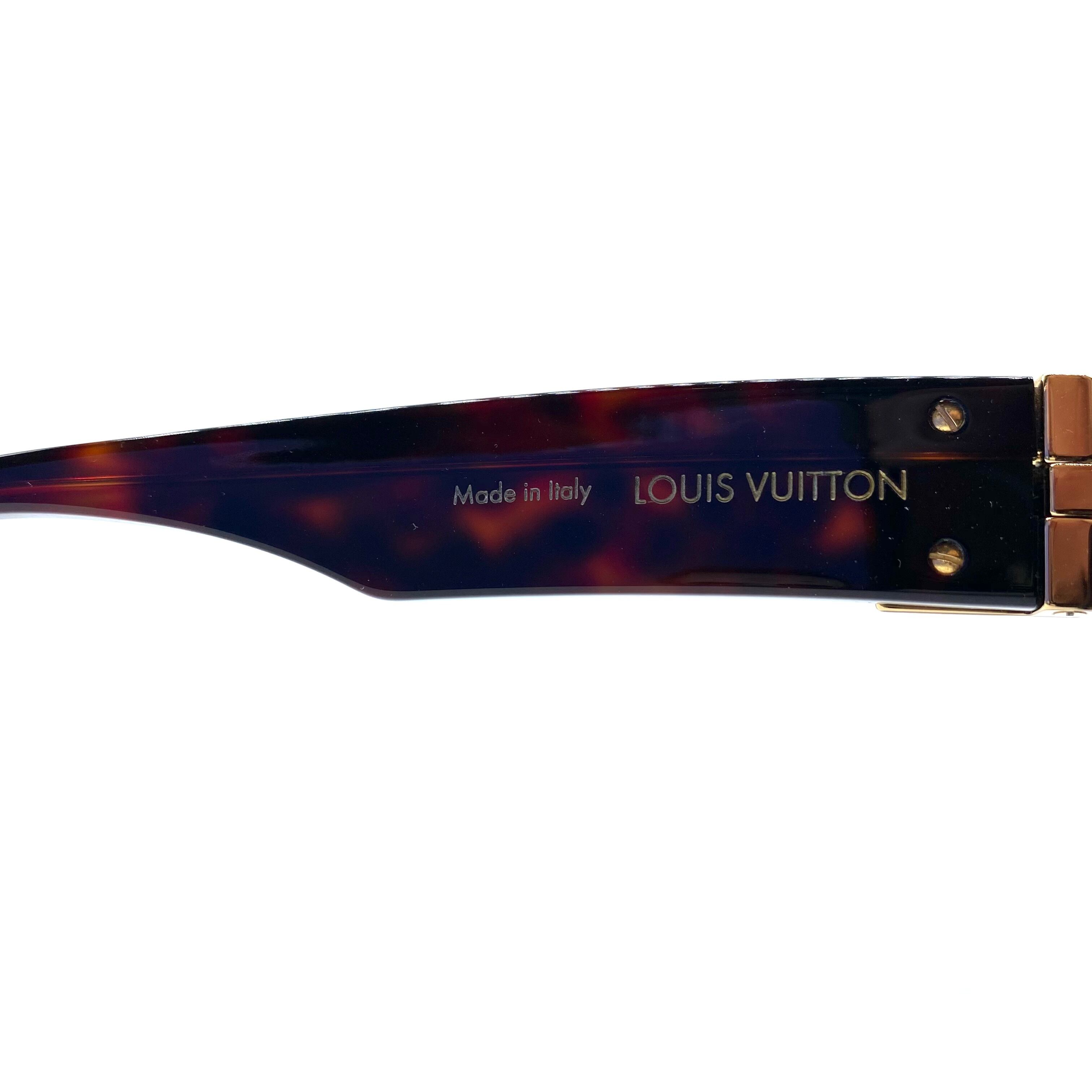 Louis Vuitton Millionaire Sunglasses Tortoiseshell Z1413W 