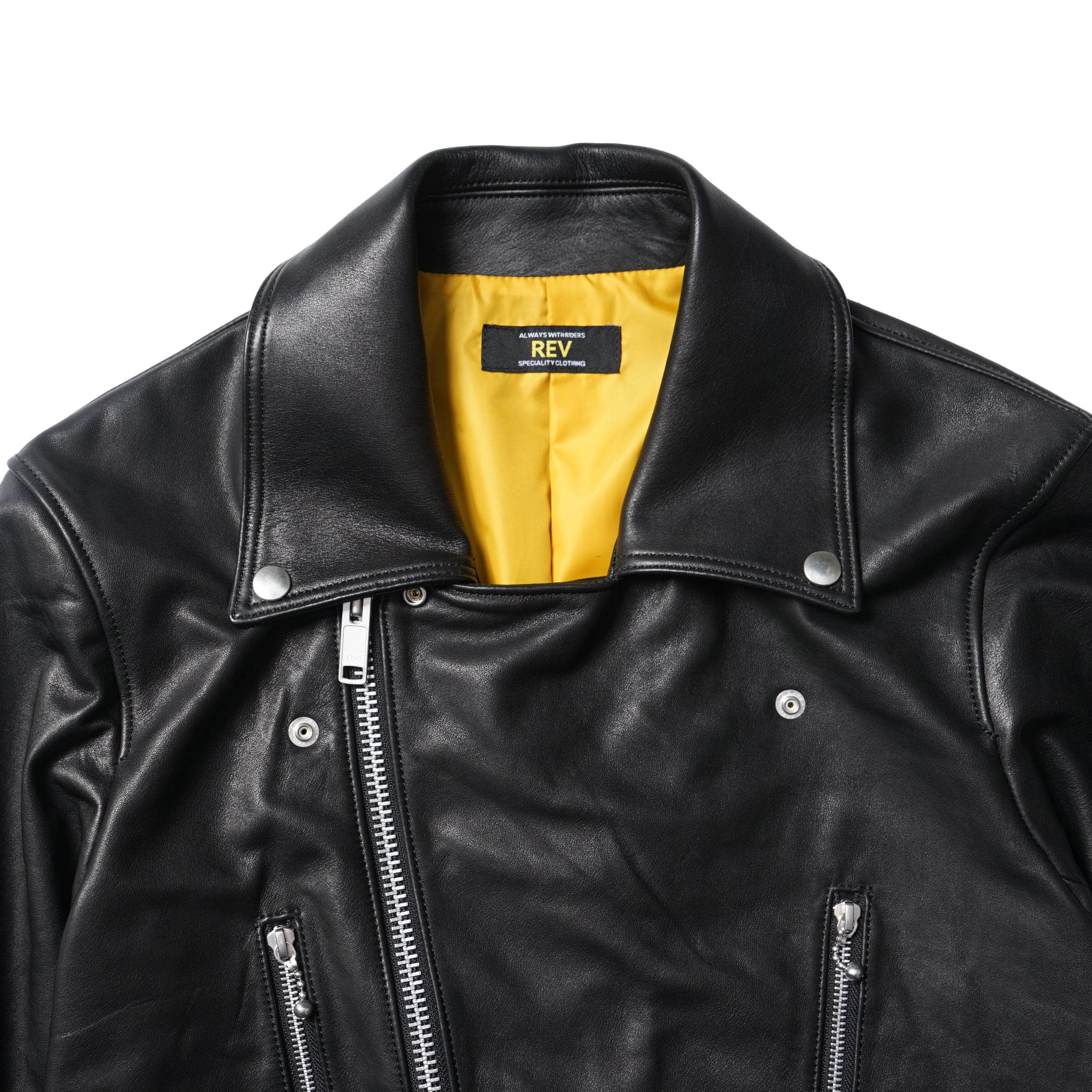 LEATHER RIDERS COAT | REV