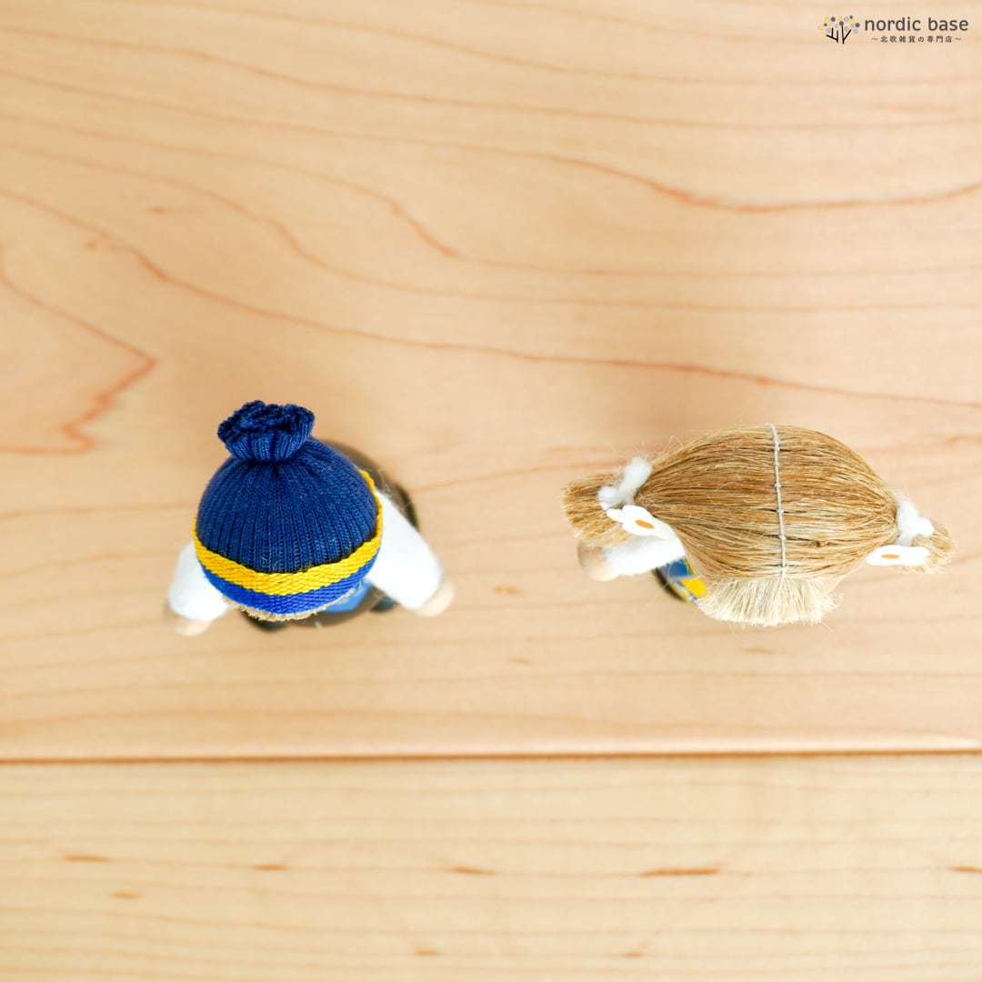 ペア】北欧フィギュア・人形『スウェーデンガール＆ボーイ（セット