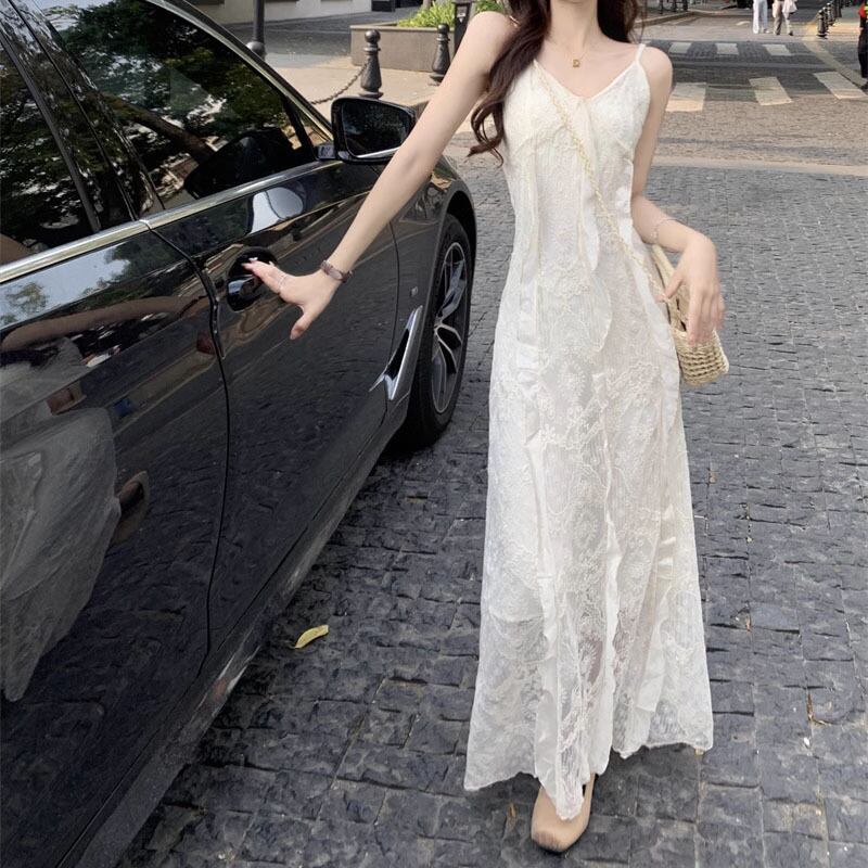 dress】レースキャミワンピース M25154 | nanastyle