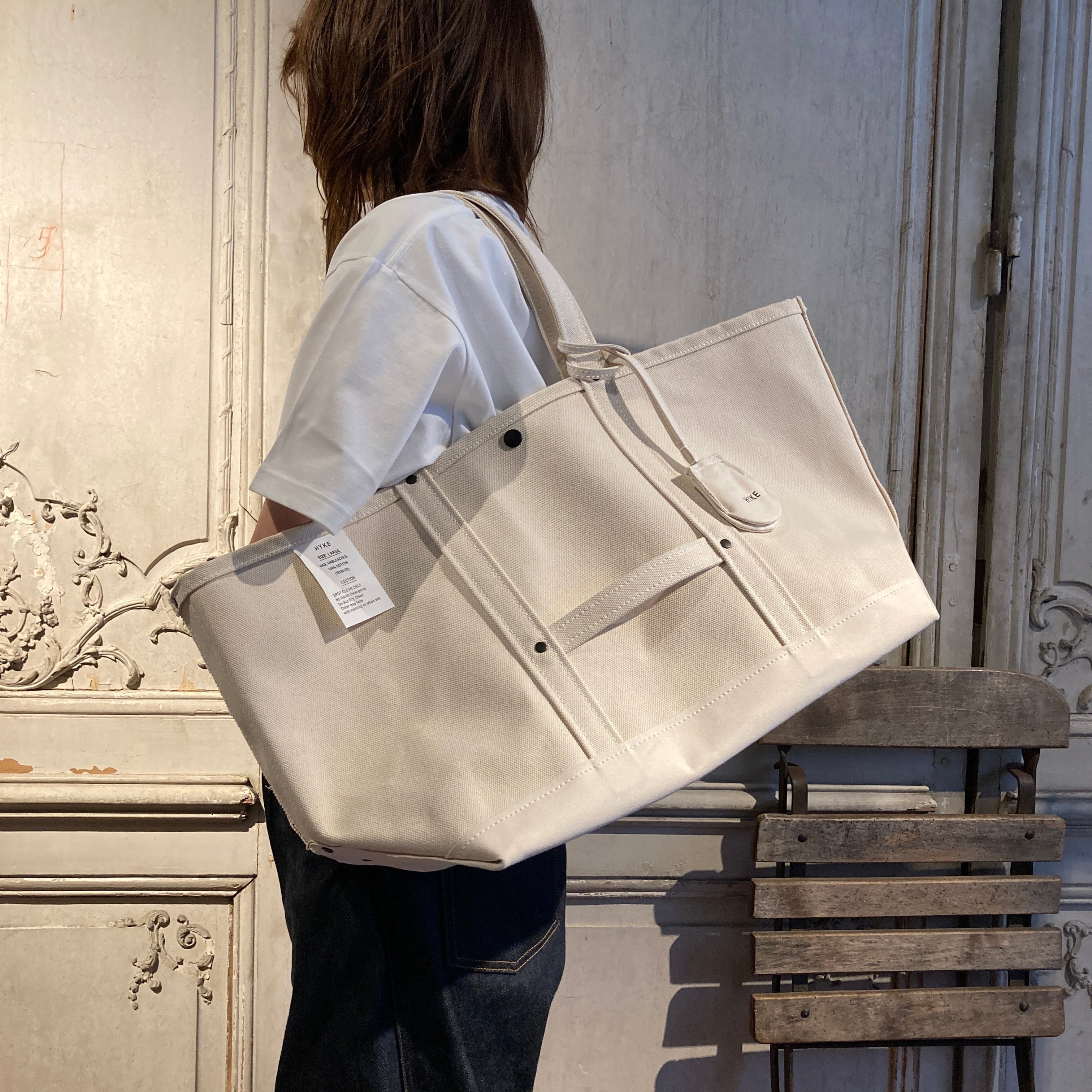 HYKE【ハイク】TOTE BAG (LARGE) (19364) | glamour online