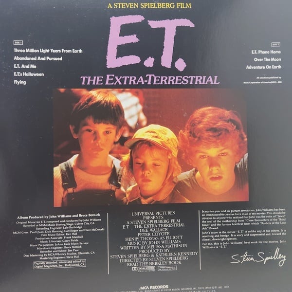 John Williams / E.T. The Extra-Terrestrial (Soundtrack) [VIM-7285] - 画像2