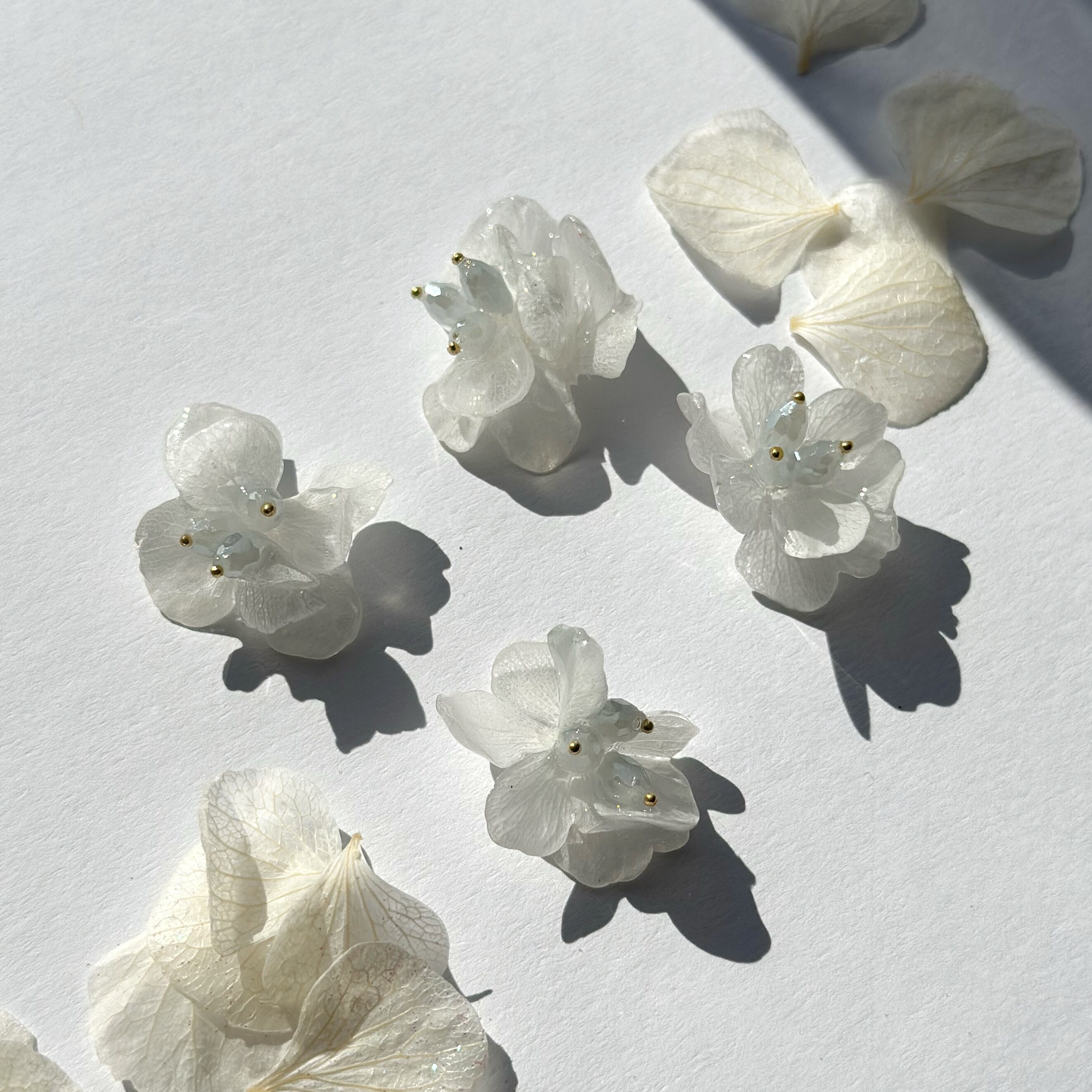 雪紫陽花   ピアス・イヤリング