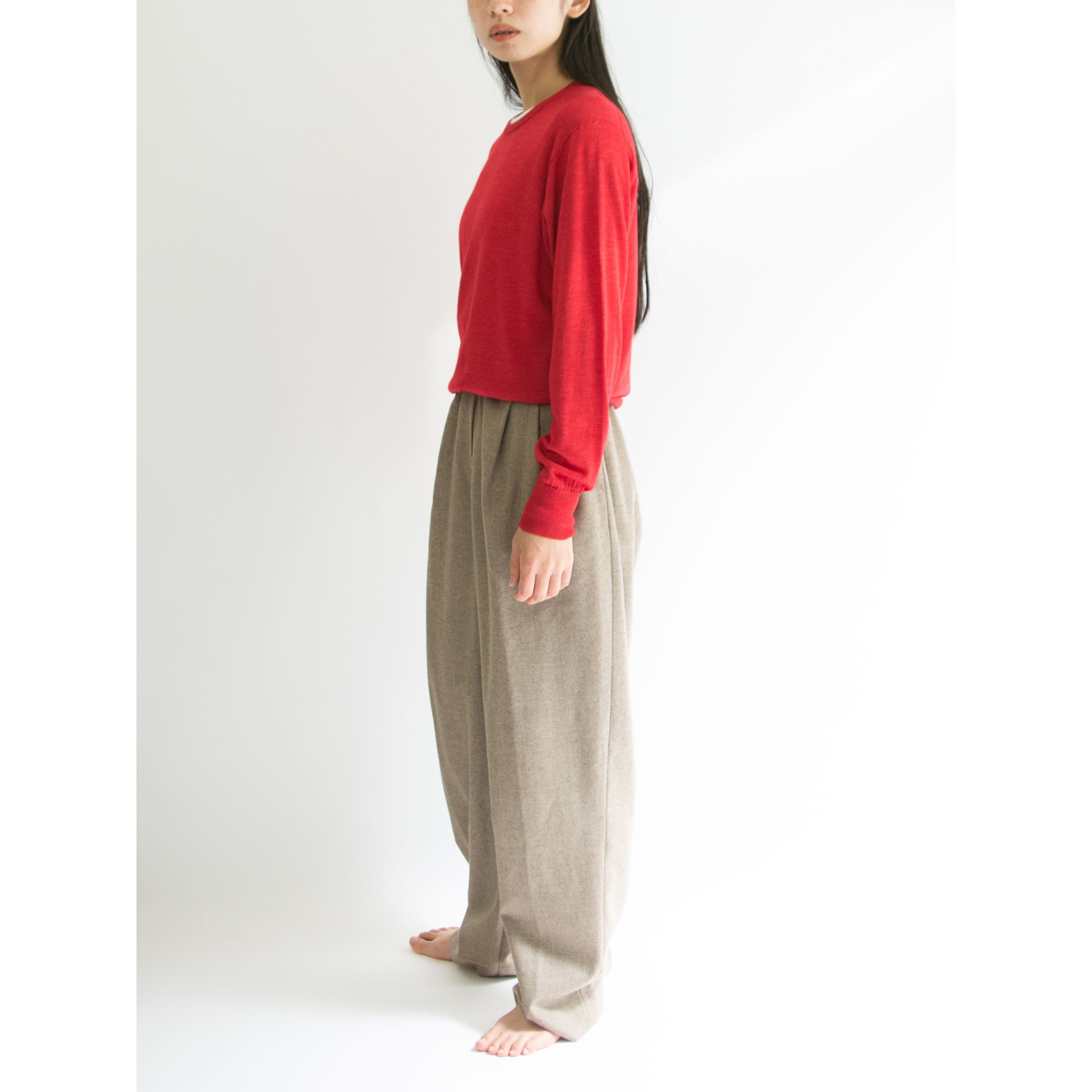 Archimode】Made in France Cashmere-Silk Crew Neck Sweater