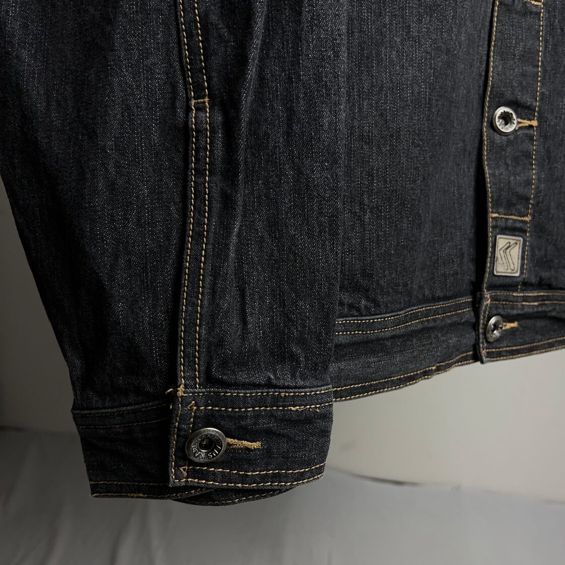 KARL KANI” BLACK DENIM JACKET カールカナイ ブラックデニム 