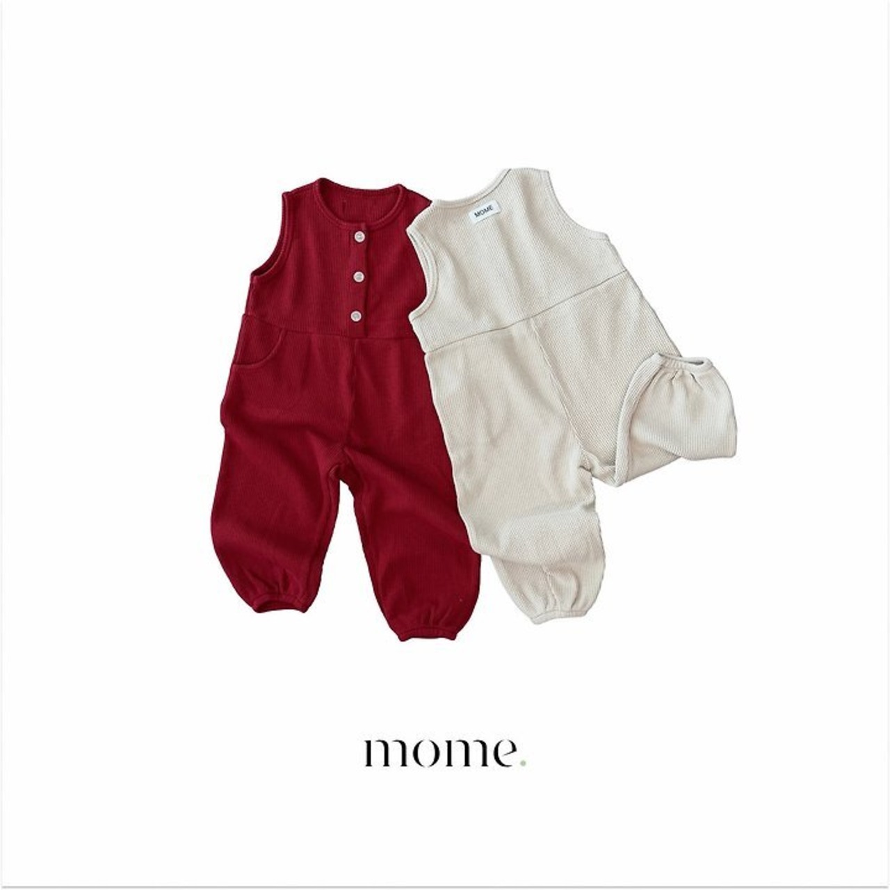 【取寄】MOME ワッフルボタンスーツ｜秋服｜韓国子供服｜ 26/AT