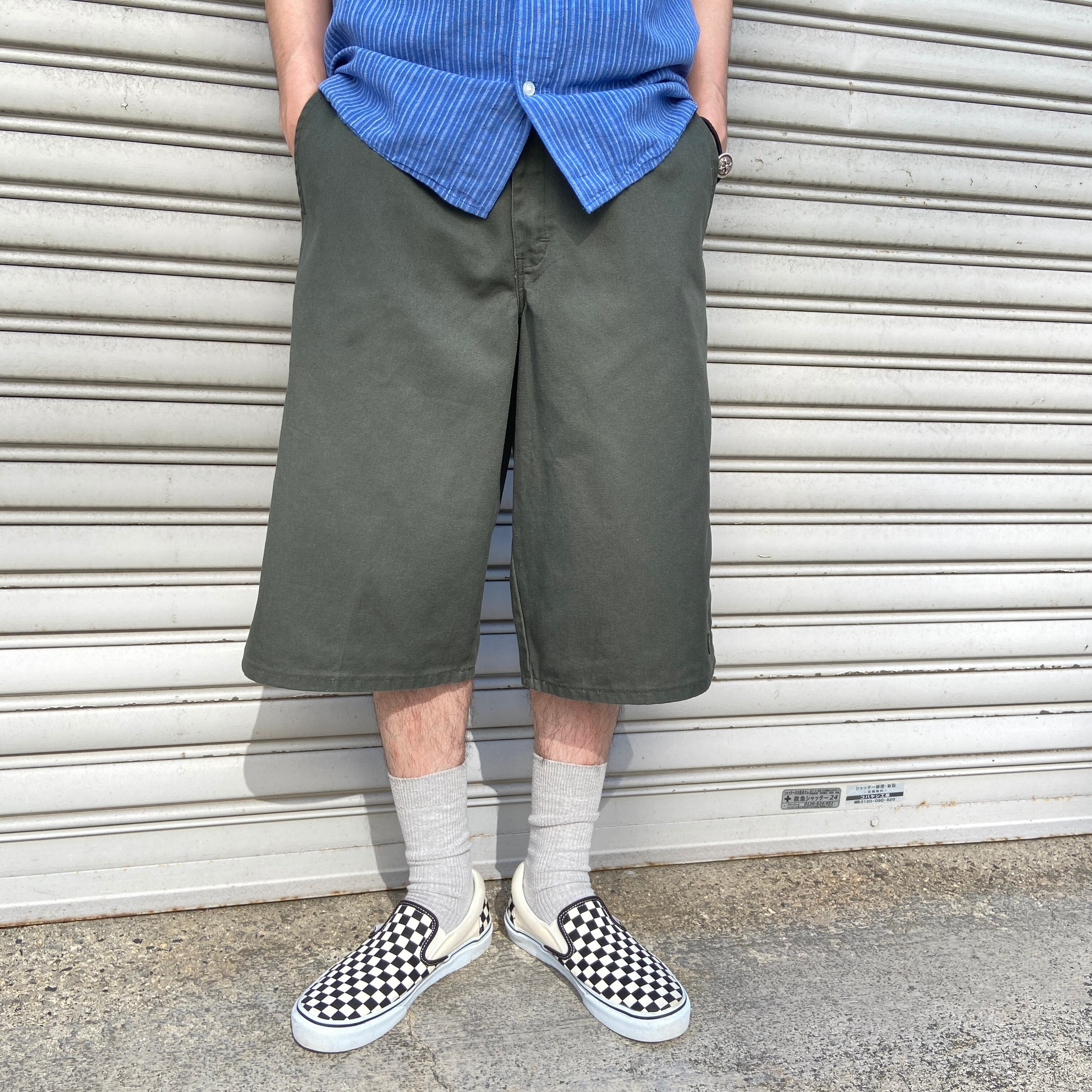 Dickies バギーショーツ 膝下丈 ワークショーツ W34 | 古着屋 Uan