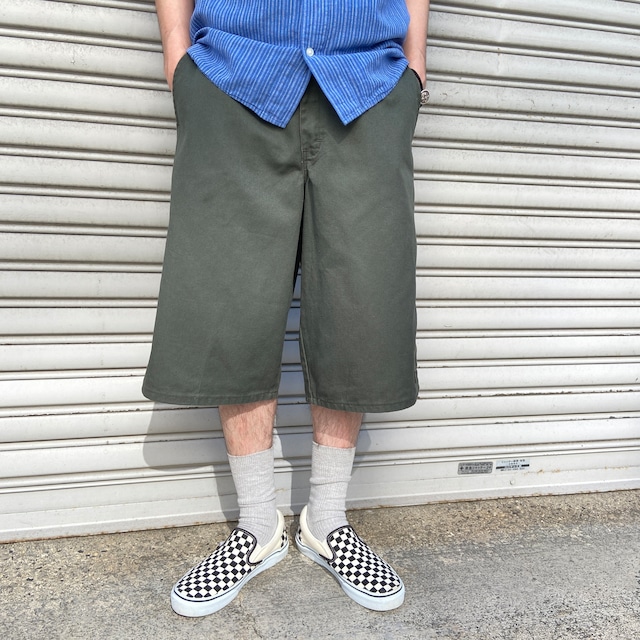 Dickies バギーショーツ　膝下丈　ワークショーツ　W34