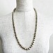 Vintage Southwestern Style Sterling Silver Beads Long Necklace