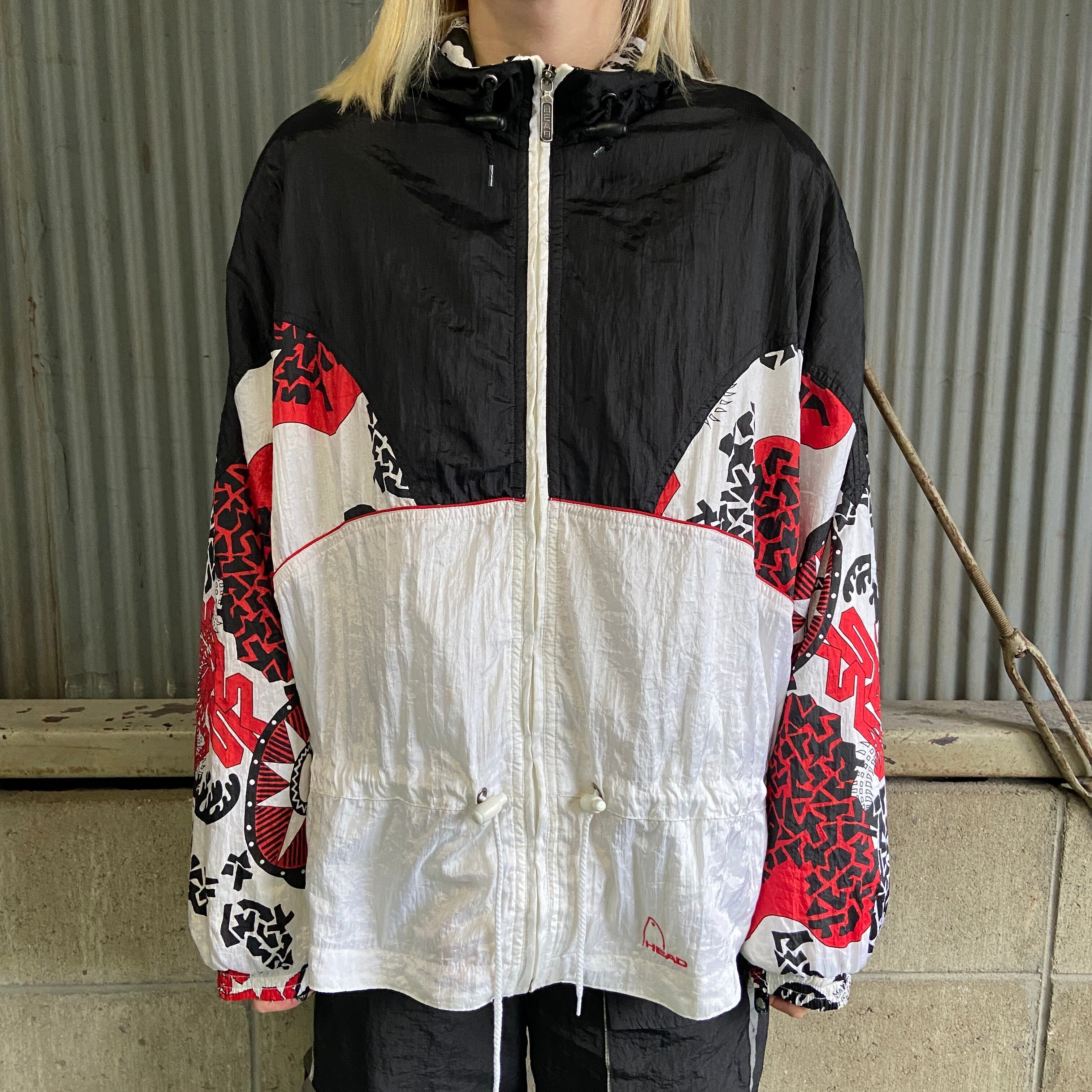 輸入　vintage 80s 90s HEAD nylon jacket