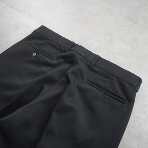 80s Levi's ACTION SLACKS BLACK "made in USA" [W33.5L29.5相当] 古着