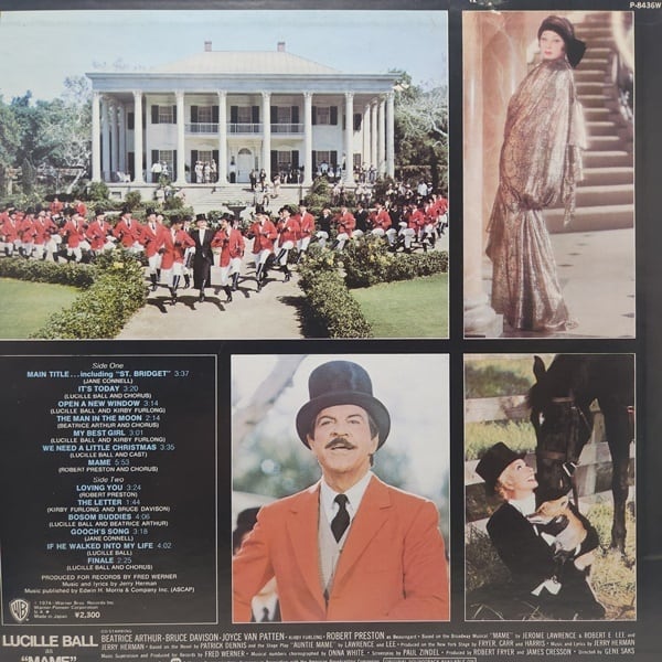 Lucille Ball, Jerry Herman / Original Soundtrack From The Motion Picture Mame [P-8436 W ] - 画像2
