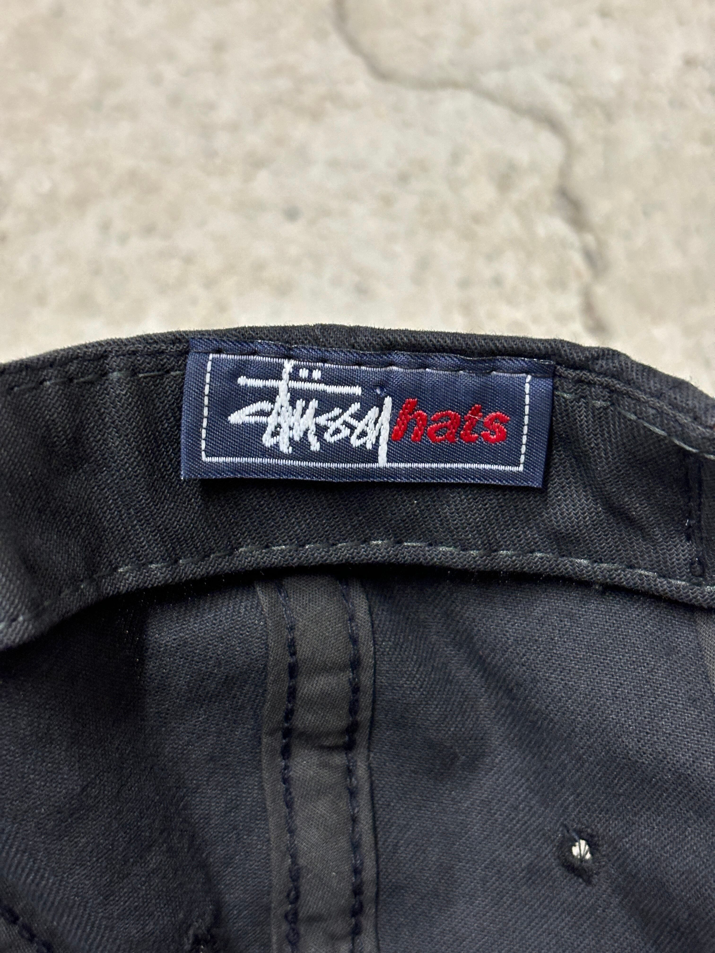 90s OLD STUSSY/Crown Logo Snapback Cap/USA製/紺タグ/Free/クラウン