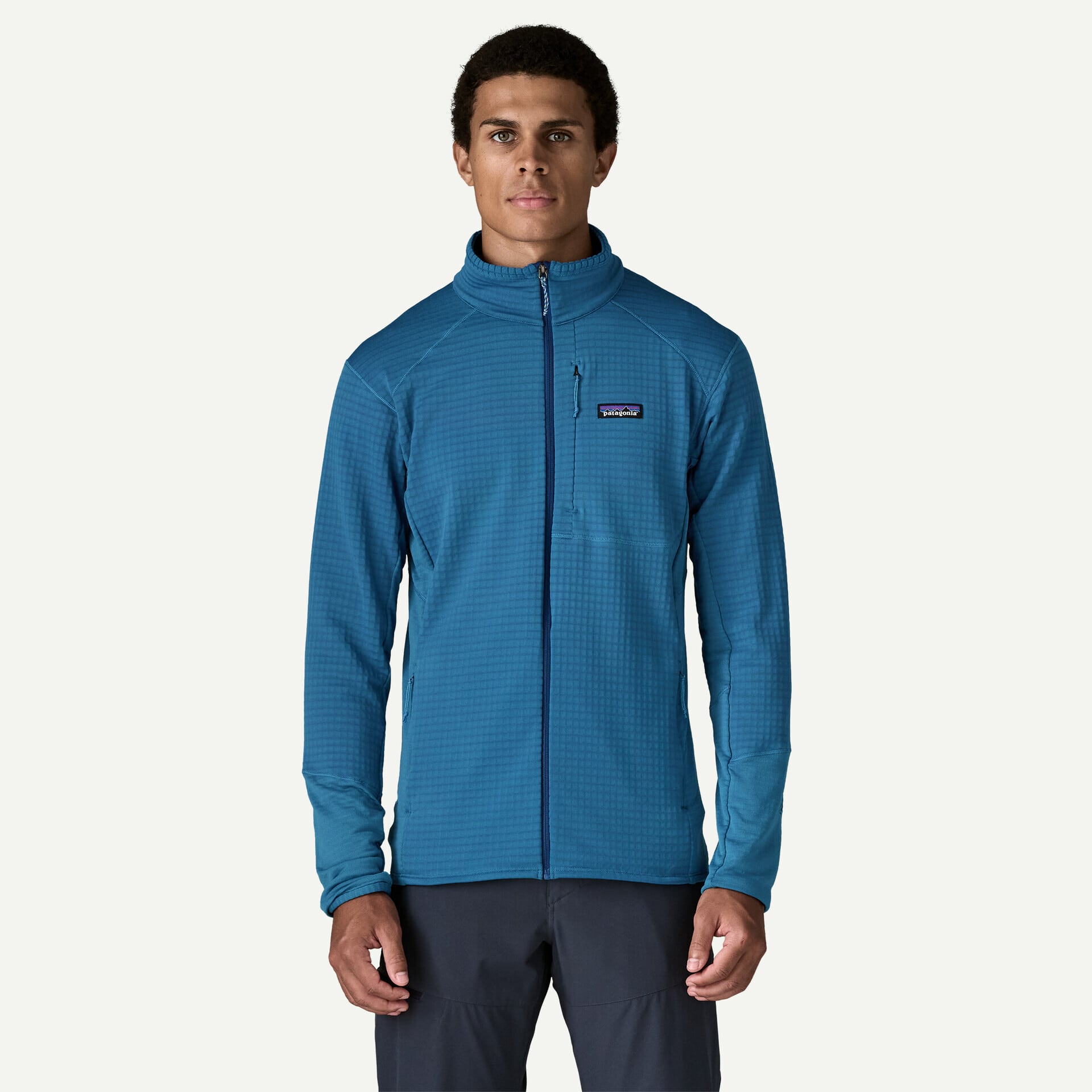 パタゴニア メンズ・R1 ジャケット (カラー Aquatic Blue) Patagonia