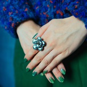 Karen silver , Flower ring