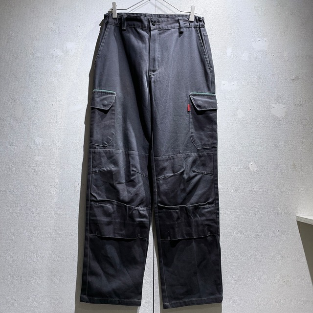 Multi Gimmick × Neon piping Design straight work pants