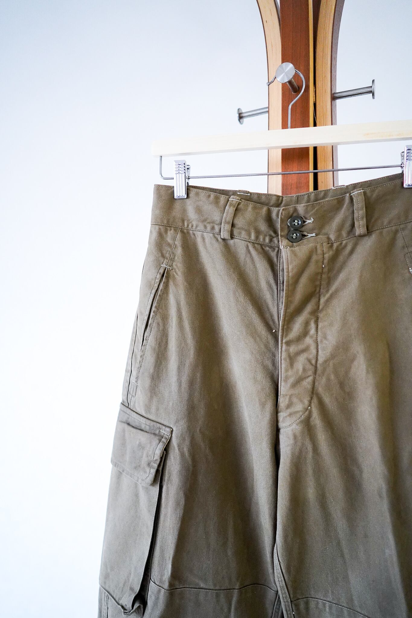 【1950s】"M-47, Sample Model" French Army Field Trousers, Size11 /19